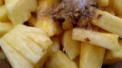 How to make spicy Pineapple 🍍 😋