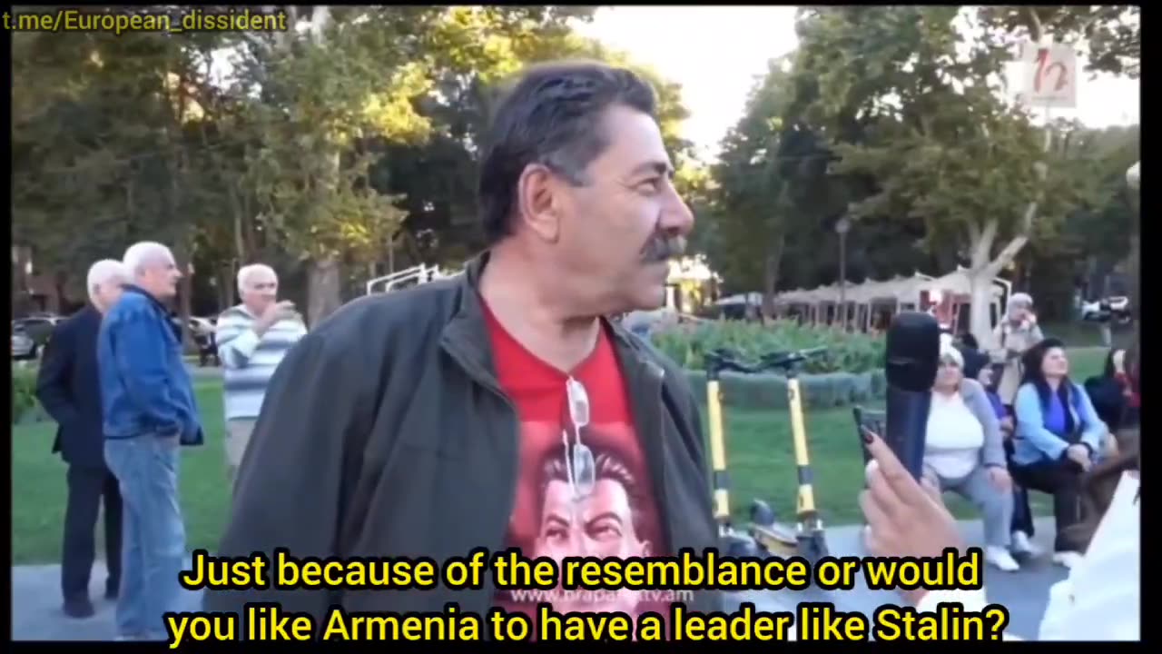 Most based Armenian grandpa was interviewed this week on TV.