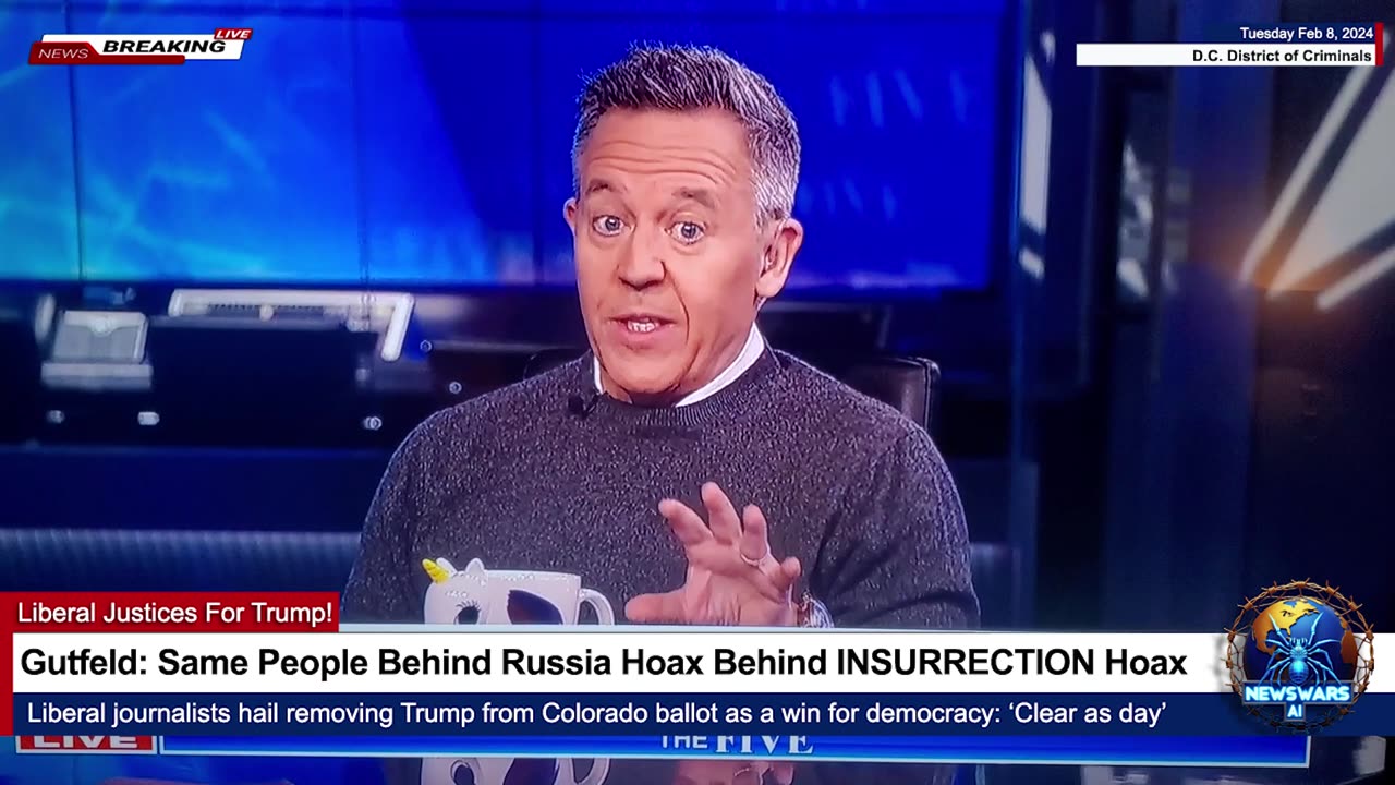 GUTFELD: Same People Behind Russia Hoax Behind INSURRECTION Hoax