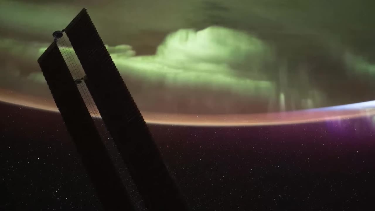 An Astronaut's View - Northern Lights from Space Shuttle