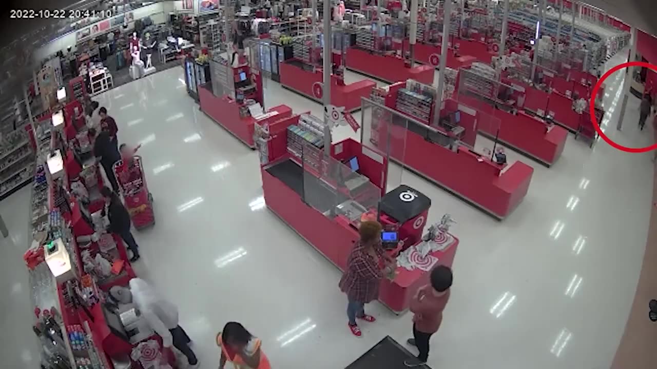 Sheboon demands $1,000 in reparations from a Target manager,