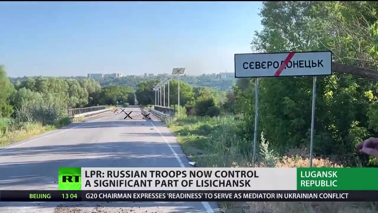 Important parts of Lisichansk are now under the control of the Russian and Lugansk Republican armies