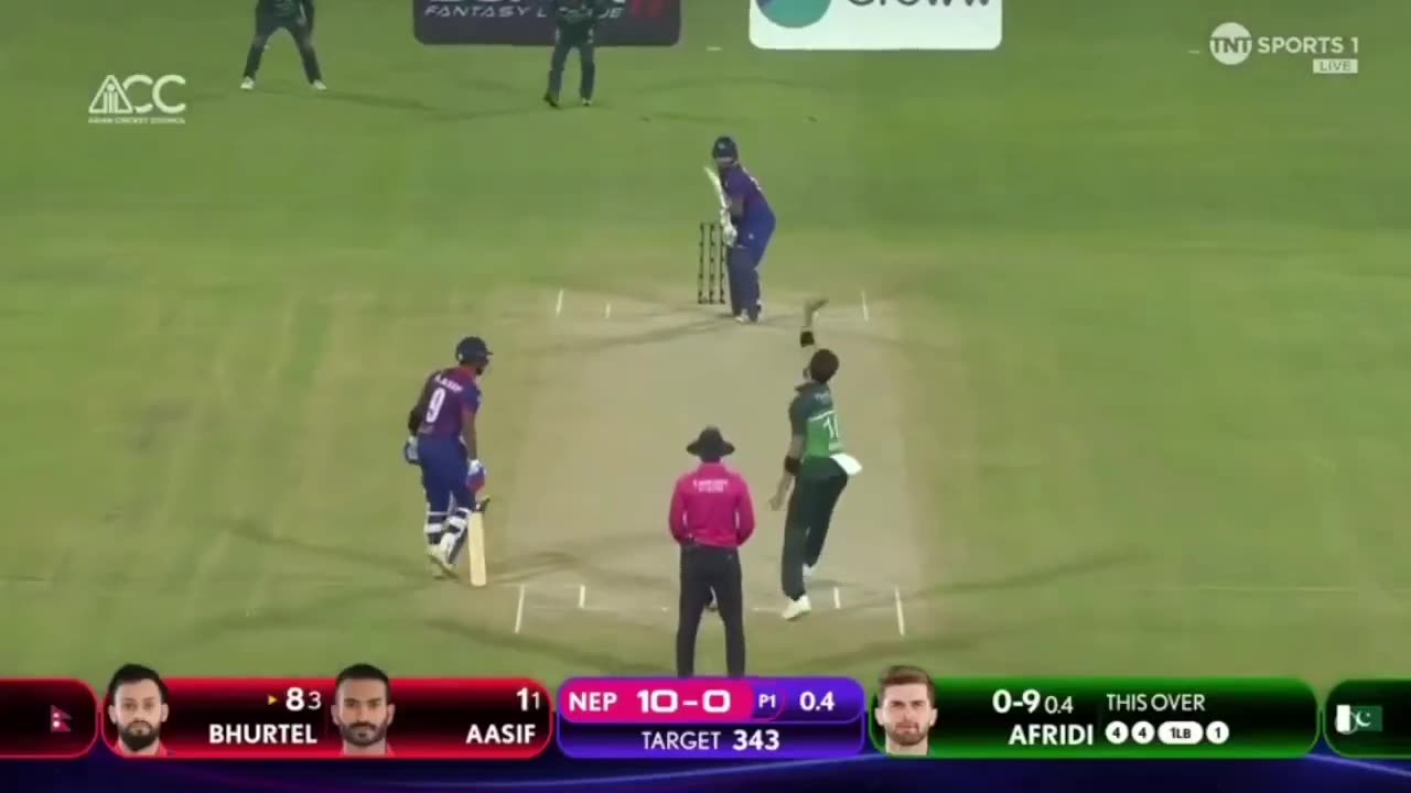 Pakistan vs nepal 1st asia cup mat h highlights