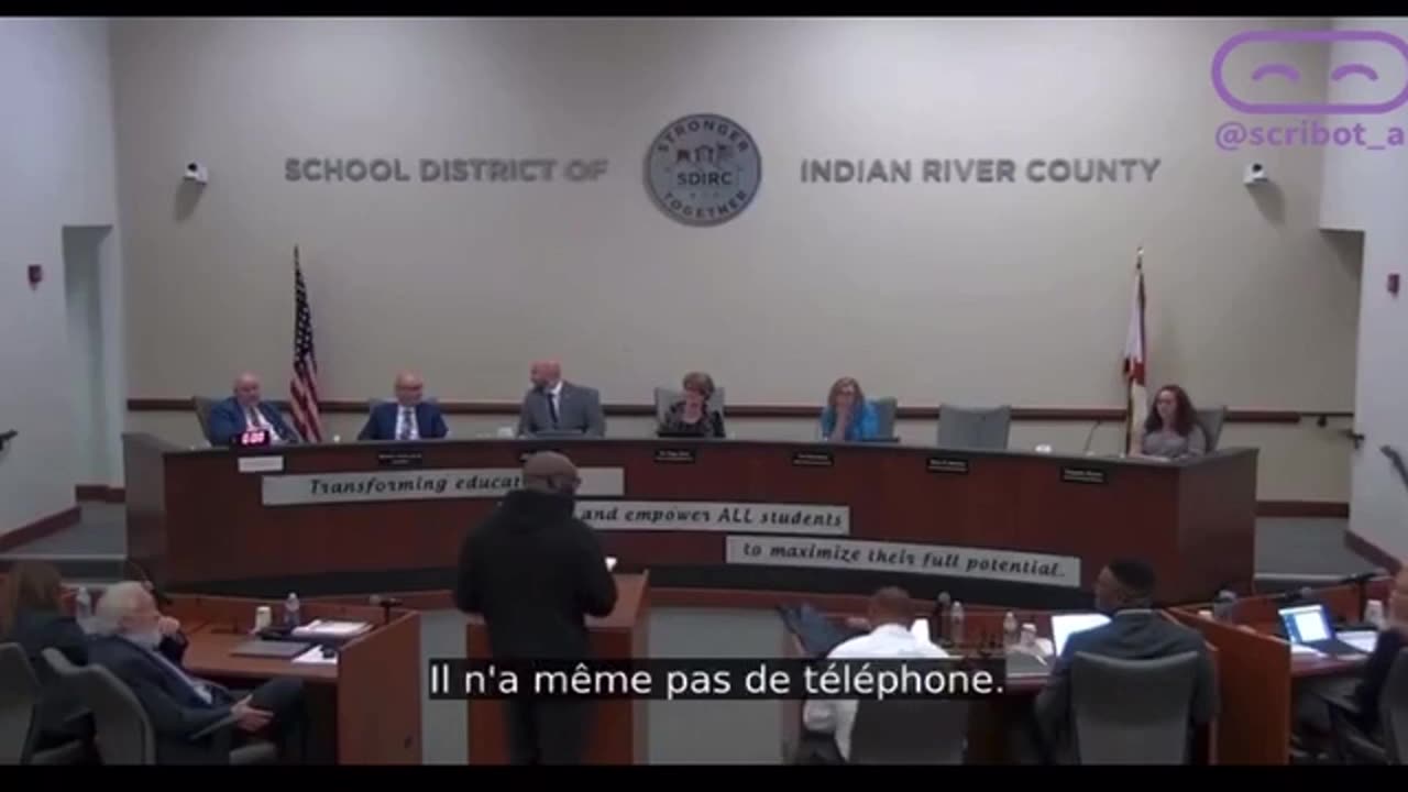 USA- A father reads aloud from a pornographic children's book in front of his child's school board