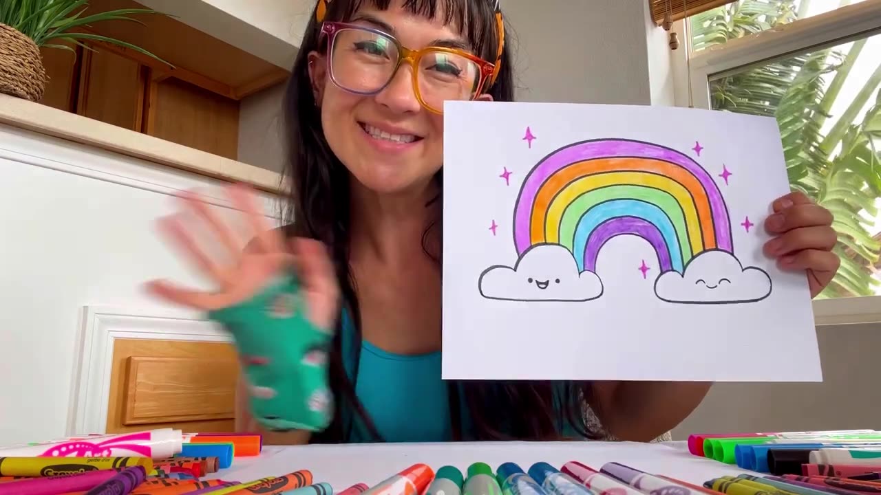 How to draw a rainbow