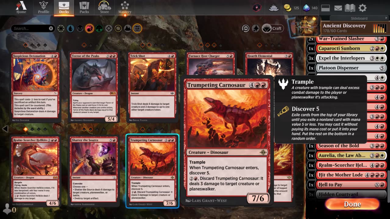 Magic the Gathering Arena: Watch me duel Pro. players in the Ranked format, Match 2 out of 3