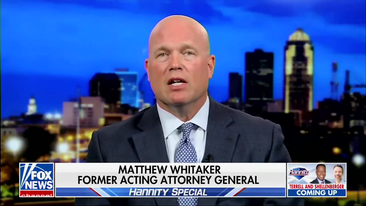 Matt Whitaker on Hannity - Fox News 07.07.2023