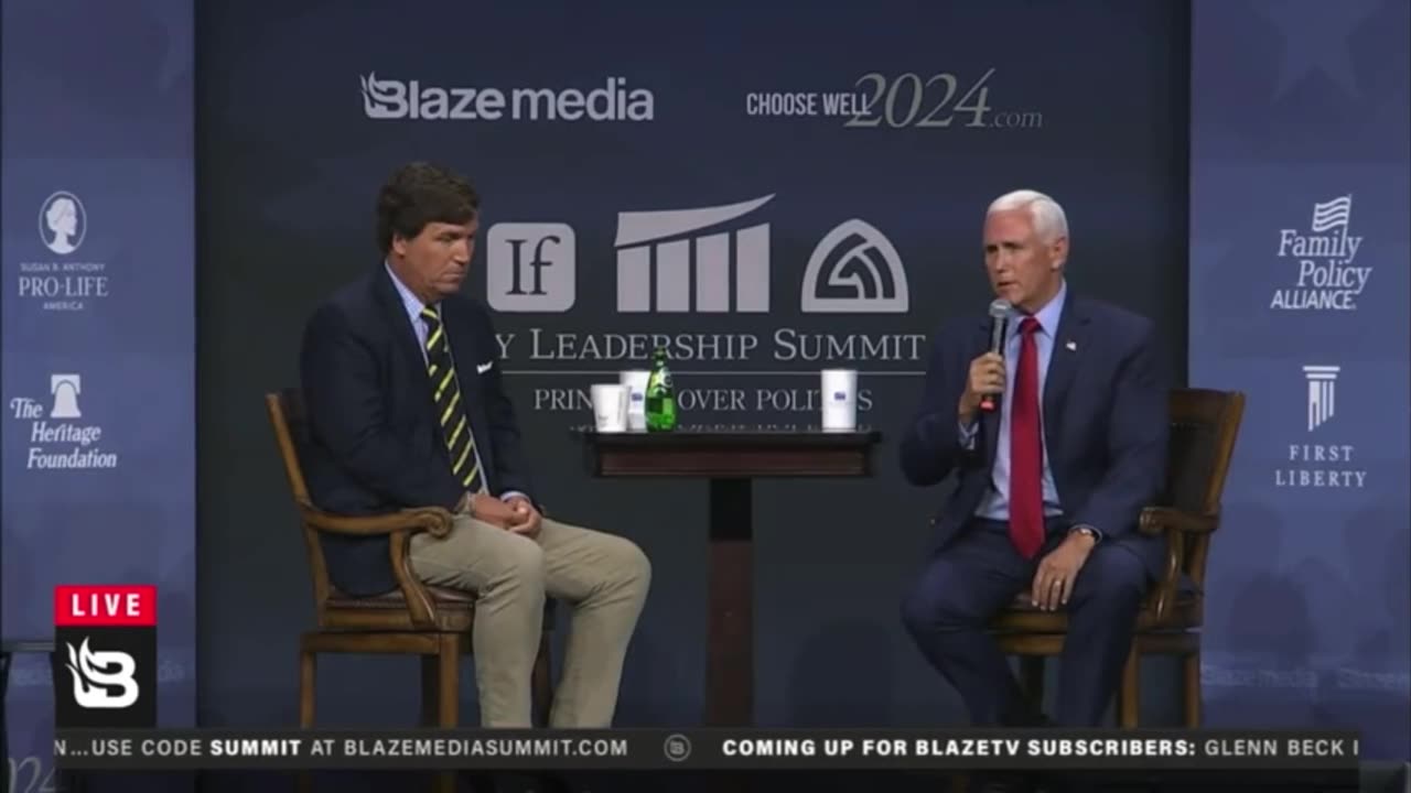 Ukraine Debate Between Tucker and Mike Pence Gets TENSE