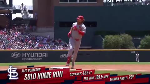St. Louis Cardinals celebrate a home run with a Fight! Fight! Fight! salute to Donald Trump