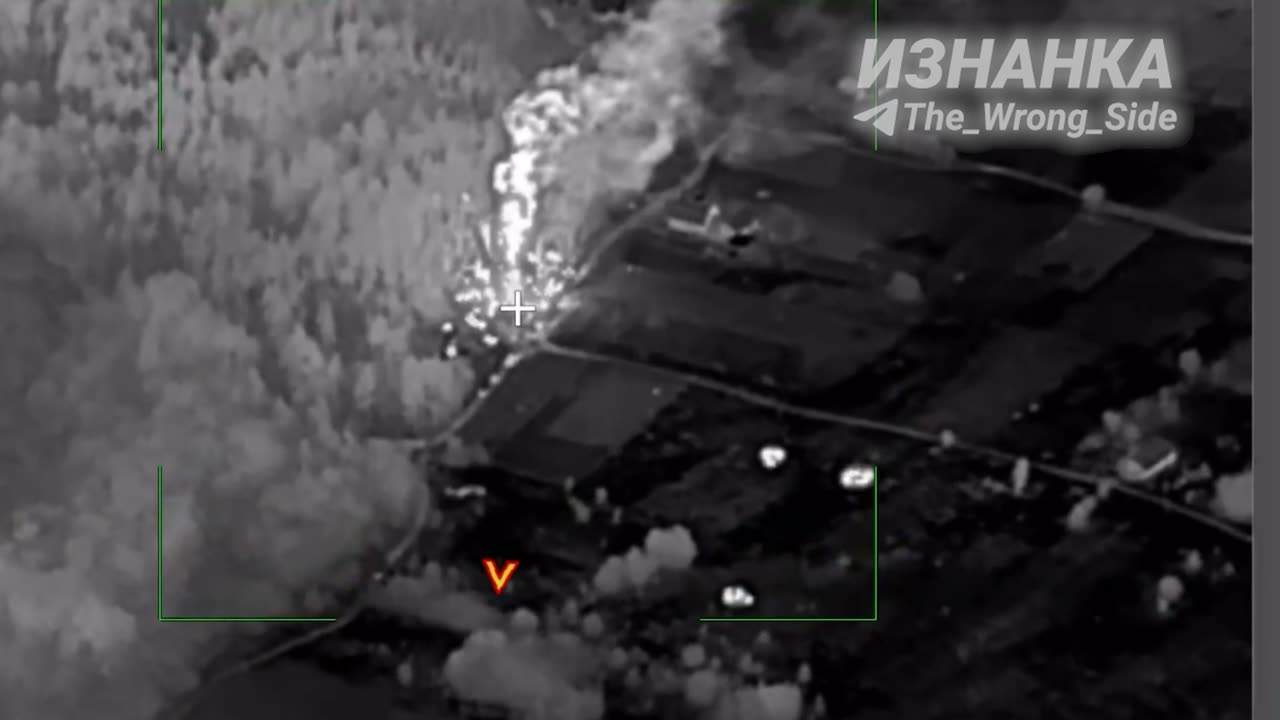 Russian ISR Discovered a Large Convoy in Sumy Region and They Covered it with Cluster Munitions