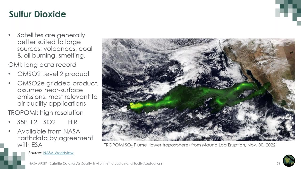 NASA ARSET: Satellite Remote Sensing of Air Quality for Environmental Justice Applications