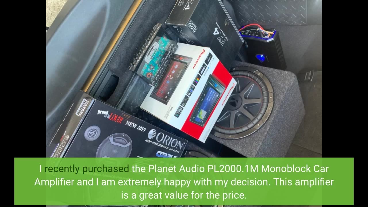 Planet Audio PL2000.1M Monoblock Car #Amplifier - 2000-Overview