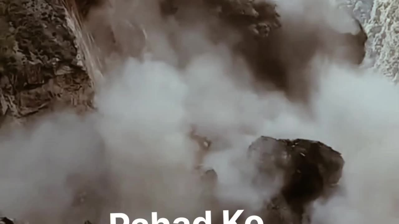 see How Mountain Crashed.Pahad Ko Toot Te Hue Dekha Hai.Watch Till End.