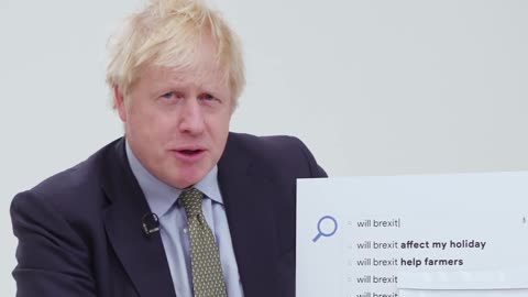 Boris Johnson Responds to the Most Popular Questions on the Internet