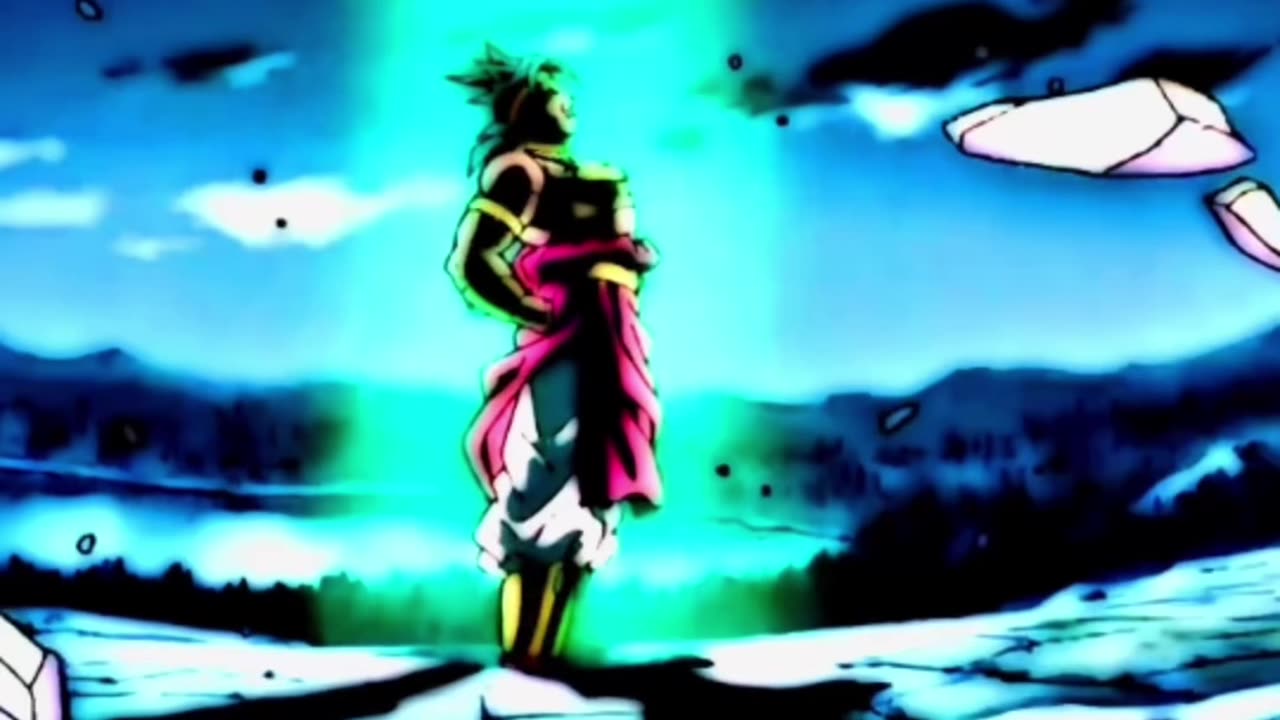 Goku and Vegeta Pee their pants with the scream of the Legendary Super Saiyan Broly