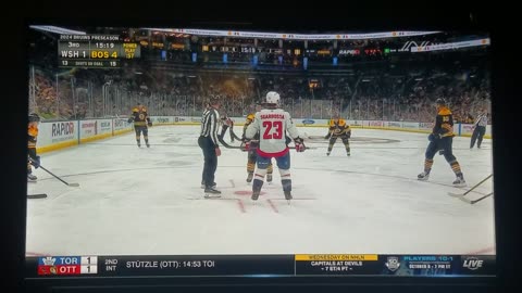 WSH vs BOS - Bruins Lead 4-1