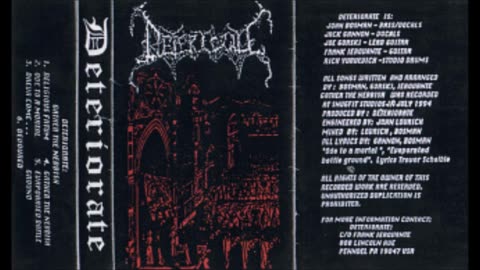 deteriorate - (1994) - Gather the Nebbish full Demo