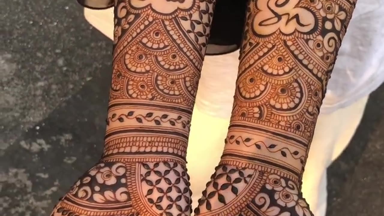 Stylish Mehndi Design Video