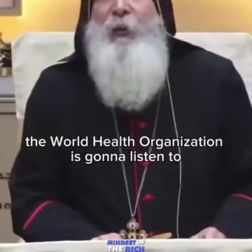 Bishop Mar Mari Emmanuel share his thoughts about the world health organisation and its funding.