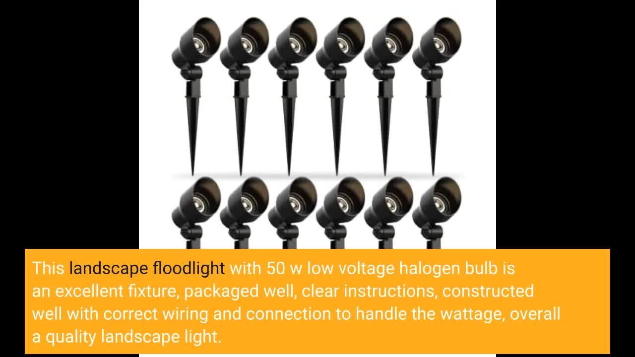 GOODSMANN Landscape Lighting Low Voltage Landscape Light 50W-Overview