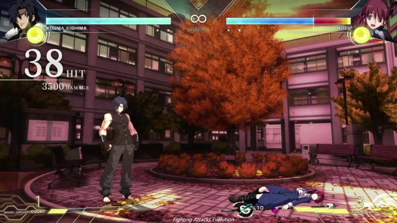 Melty Blood Type Lumina: Kouma Kishima Arc Drive and Last Arc Special Attacks