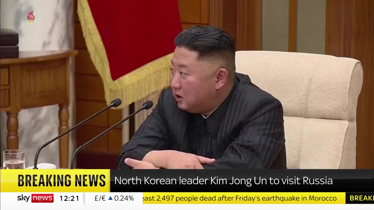 JUST IN - North Korea's Kim Jong Un will meet Putin in Russia.
