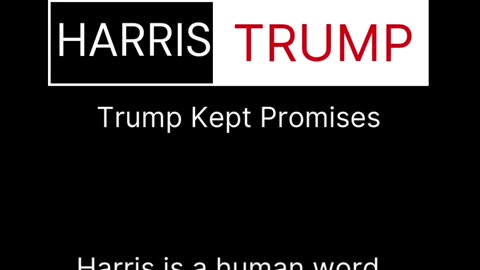 2024 Showdown: Vote Trump or Harris—The Clear Choice vs. Word Salad Chaos! #shorts