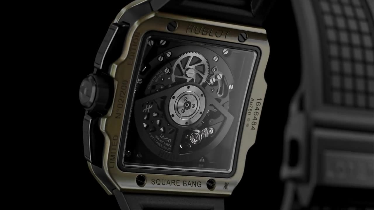 Hublot Square Bang Unico Magic Gold