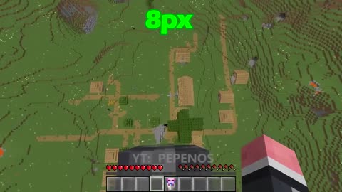 1px vs 8px vs 16px vs 64px texture