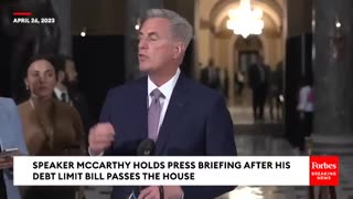 BREAKING NEWS: Speaker McCarthy Has Direct Message To Biden After His Debt Limit Bill Passes House