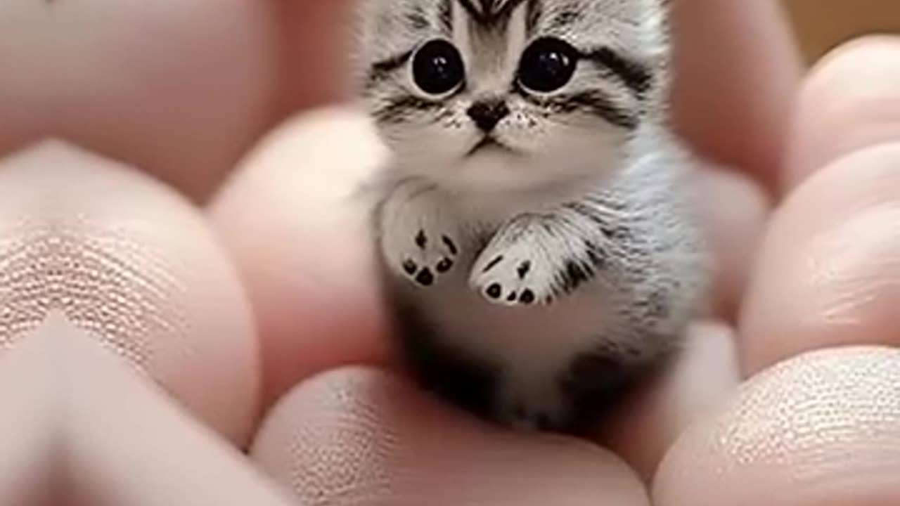 Cute little candy cat