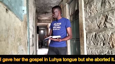 I gave her the gospel in luhya tongue but she aborted it1080p