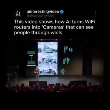 'AI' IS TURNING WIFI ROUTERS INTO A CAMERA THAT CAN SEE IN THE DARK AND THROUGH WALLS?