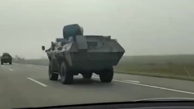 Serbian military equipment is on its way to the border with Kosovo and Metohija