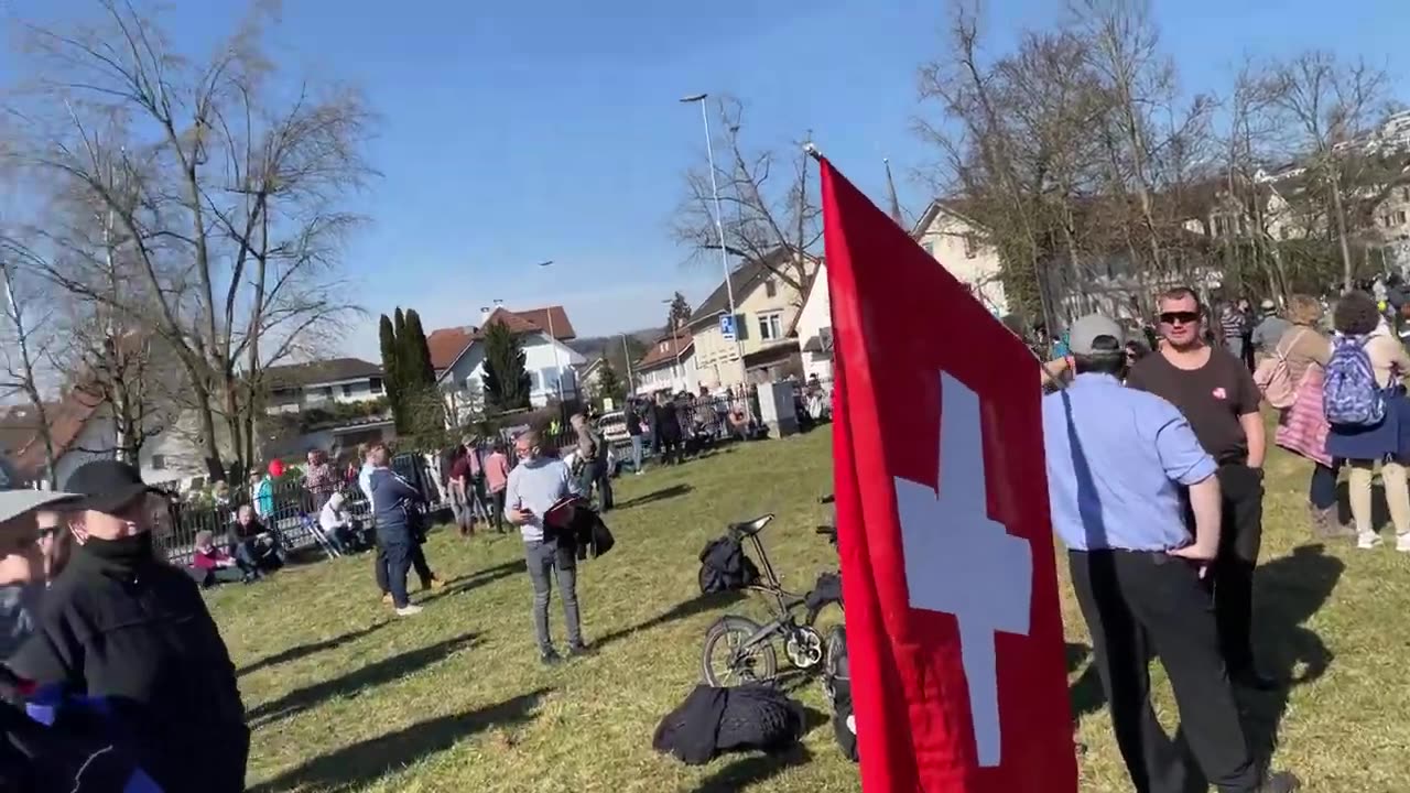 DEMO IN WOHLEN (AG) für Freiheit - Teil 1