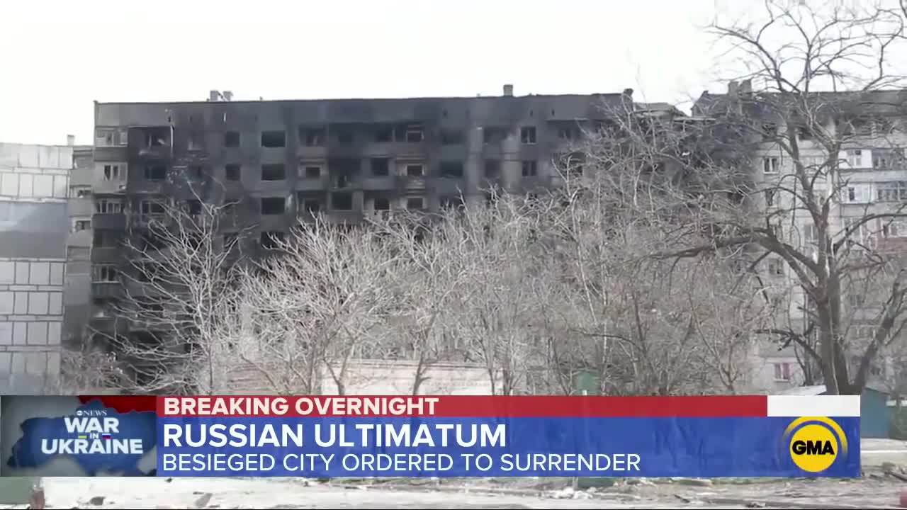 Ukraine refuses Russian call to surrender Mariupol l GMA