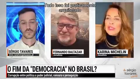 Portugal, Itália, EUA,e outros países sabem que não existe mas Democracia no Brasil. É comunista!