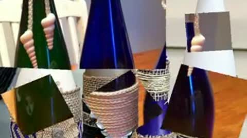 stylish Roop bottle decoration/fancy glitter with different decor ideas