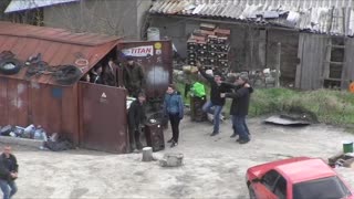 2014, Crimea - people celebrating joining Russia