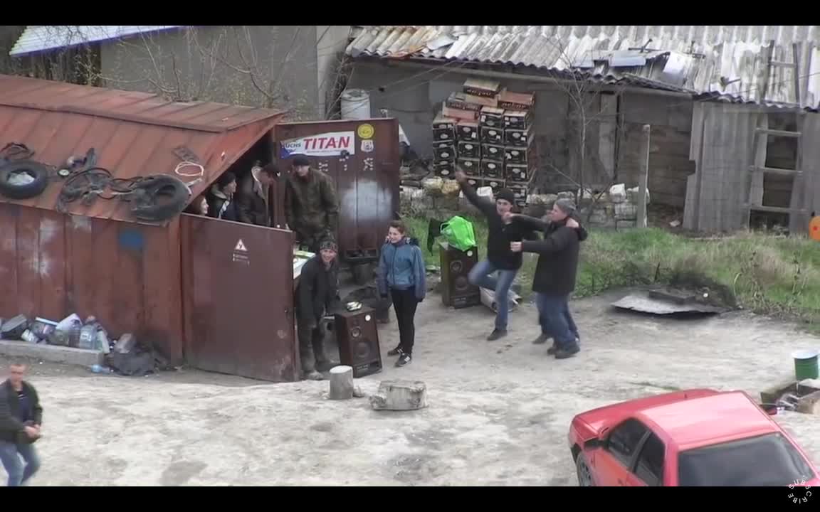 2014, Crimea - people celebrating joining Russia