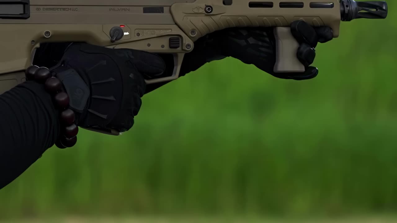 Futuristic Bullpup Rifle - Desert Tech WLVRN