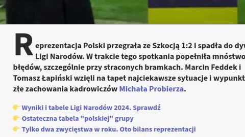 Polska - Szkocja podsumowanie meczu i rozgrywek reprezentacji Polski