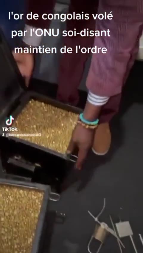 Congo's gold stolen by UN