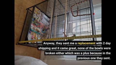 Prevue Pet Products Wrought Iron Flight #Cage with-Overview