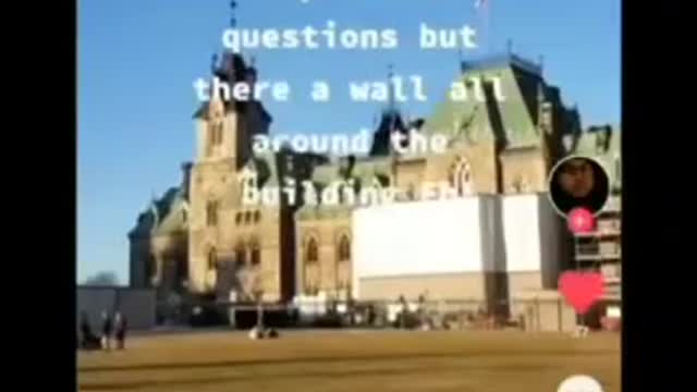 ALARM - Barrier going up around Parliament House in Canada, same as White House