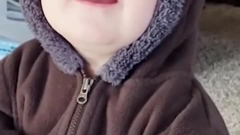 Cute reaction of babies