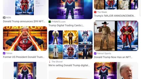 Yes trump is selling nfts now