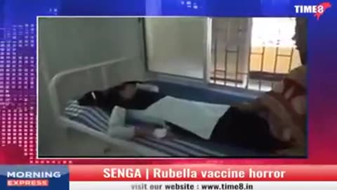 Chenga Assam, children hospitalized following measles rubella vaccination