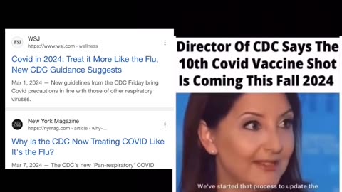 CDC says covid is the flu now but sheep need more vaccines anyways