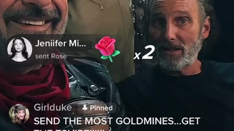 Negan and friends live on TikTok don’t miss it #weekendfun